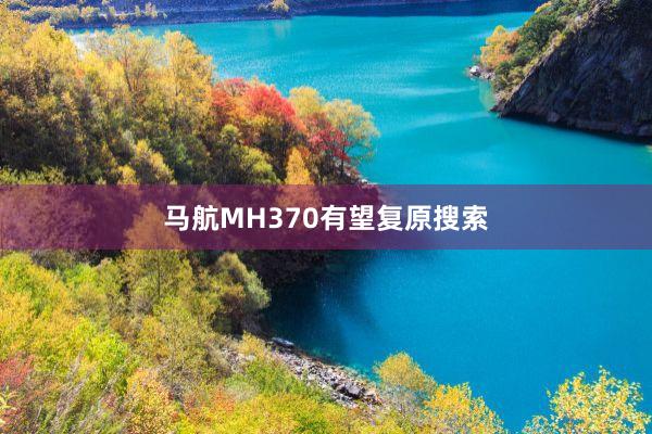 马航MH370有望复原搜索